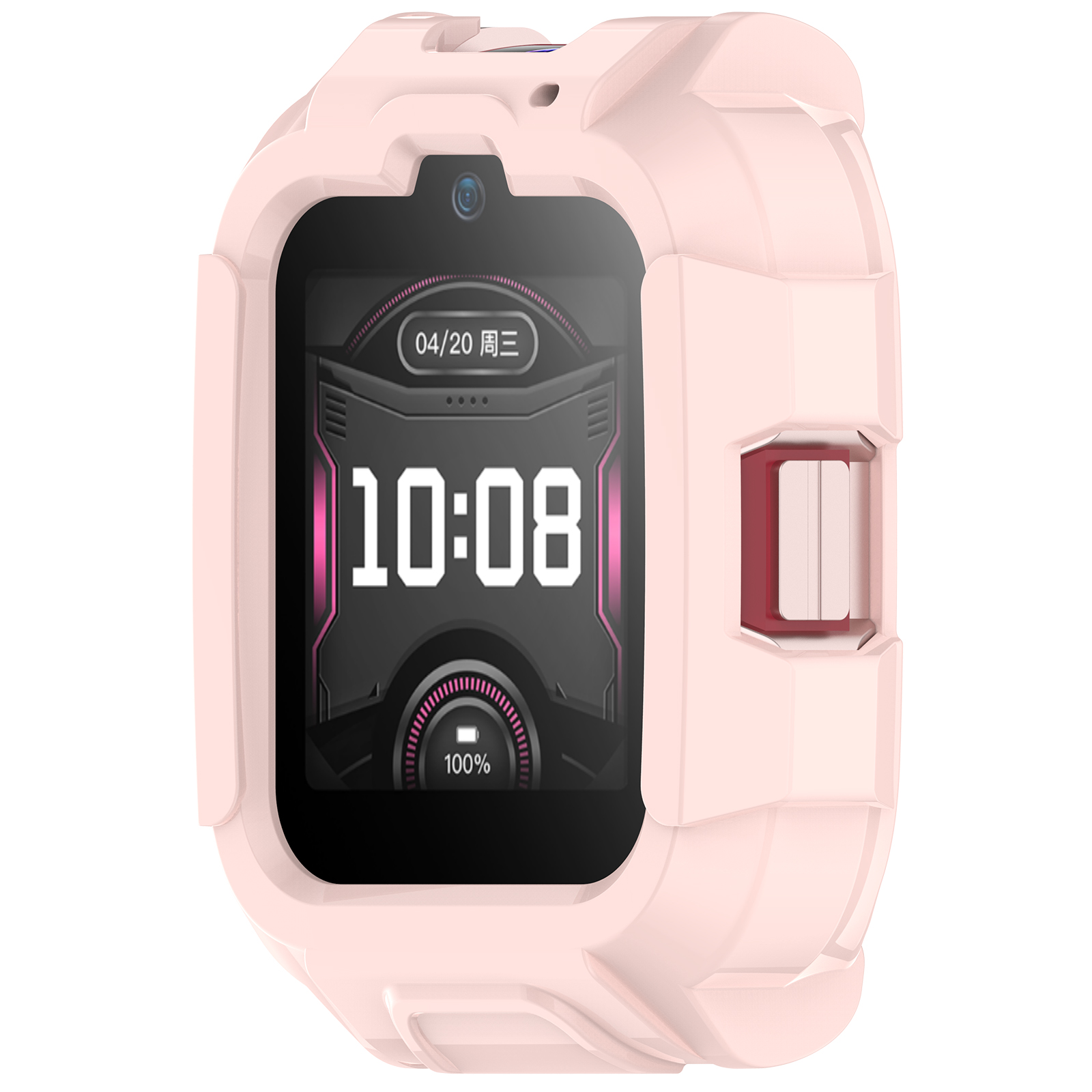 Smartwatch Pink Watches For Kids - เคสป้องกันนาฬิกาอัจฉริยะสำหรับเด็ก Honor Whizkid 2 Pro ดีไซน์แบบโปร่ง