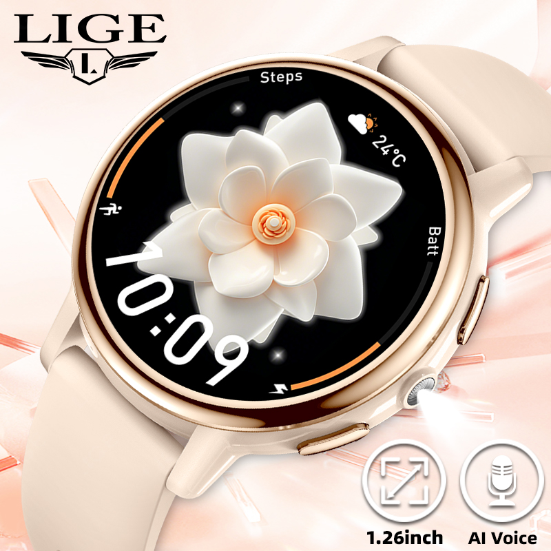 Smartwatch Luxury Watches For Women - 2026 LIGE ผู้หญิงนาฬิกาสมาร์ทหรูหรา 1.26 ''หน้าจอ HD