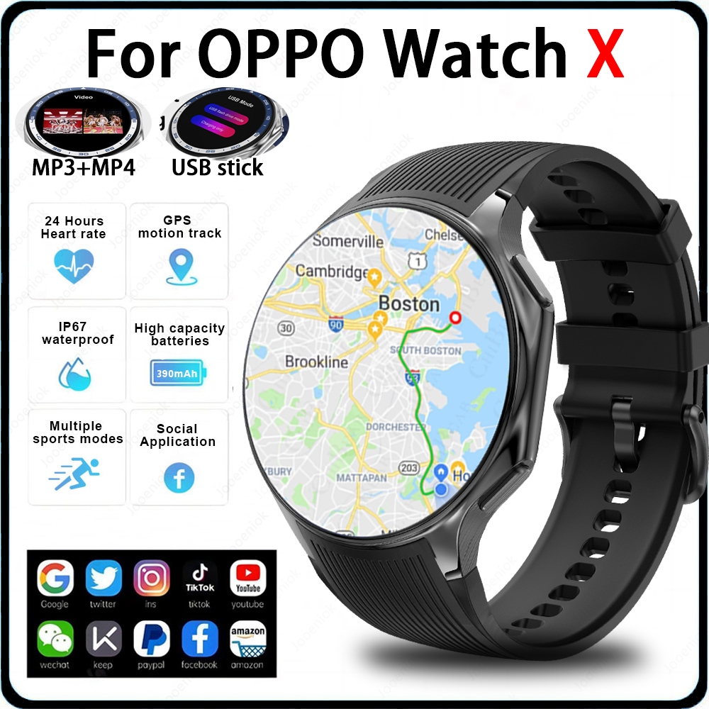 Timex Watches Smartwatch - 2025 OPPOนาฬิกาใหม่X High-Endธุรกิจนาฬิกา32GBหน่วยความจําขนาดใหญ่Smartwatchผู้ชายกีฬานาฬิกาสมาร์ทกันน้ํานาฬิกาIOS