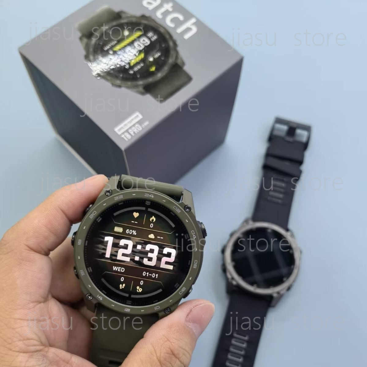 Smartwatch Watches With Bluetooth - นาฬิกาอัจฉริยะ T8PRO GPS กันน้ำ หน้าจอขนาดใหญ่ 51