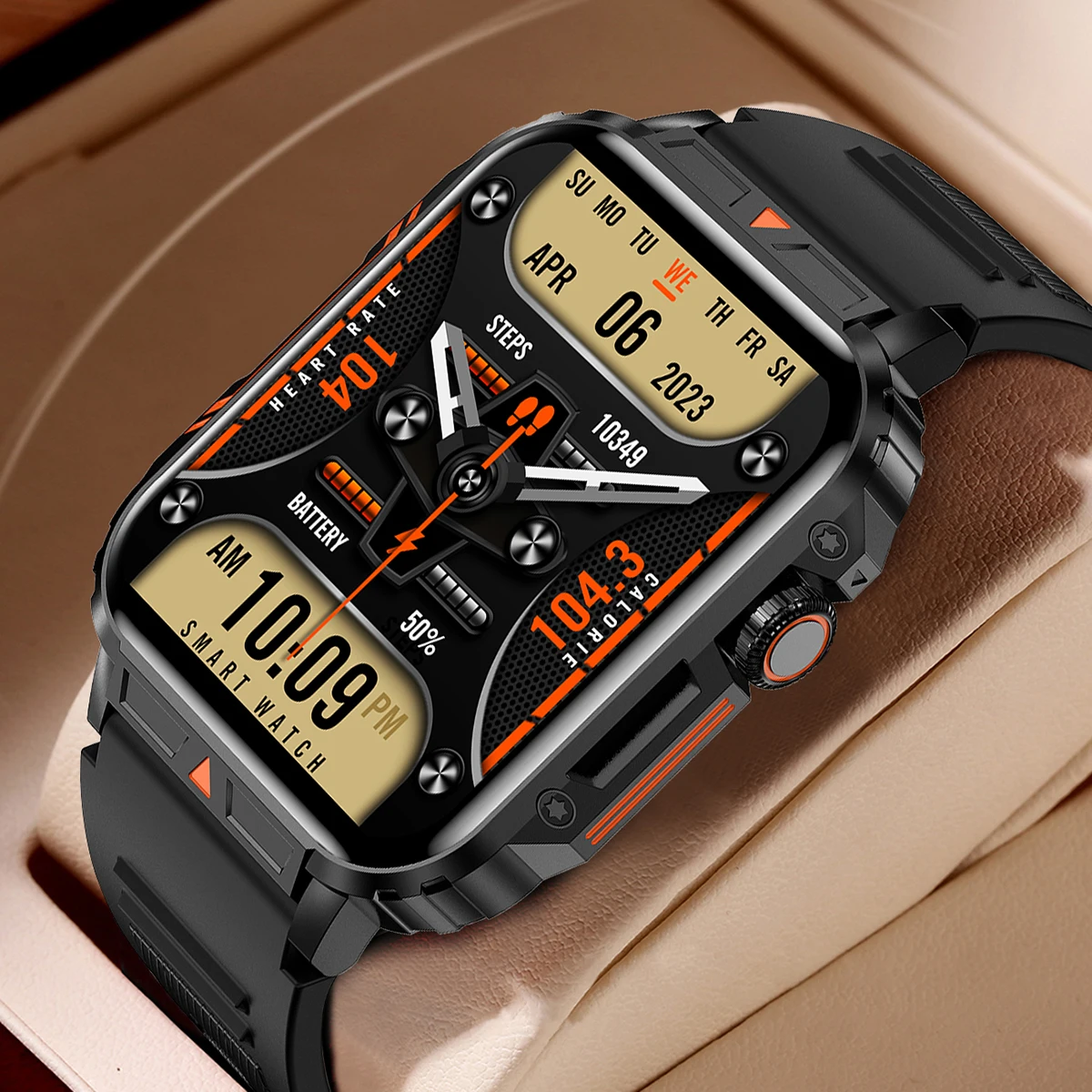 Smartwatch Luxury Watches For Women - 2026 นาฬิกาสมาร์ทวอทช์สุดหรูสำหรับทหาร ผู้ชาย ตรวจสอบสุขภาพ โทรไร้สาย นาฬิกาฟิตเนส