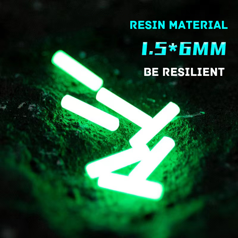 Tritium Gas Tube - เรซินเรืองแสงหลอด EDC มีดอุปกรณ์เสริมหลอดเรืองแสงแท่งไฟ1.5*7มม.2*14มม.2ขนาดสามารถตัด