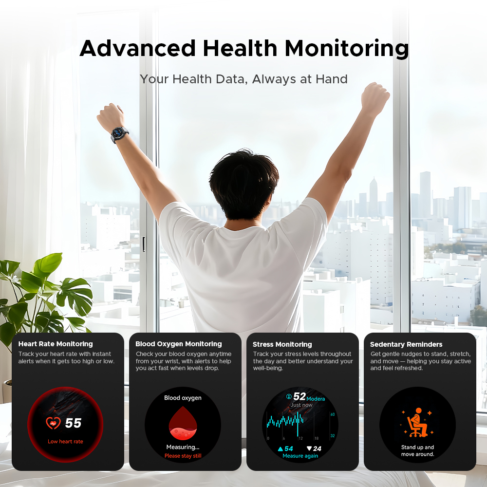 สมาร์ทวอทช์ DOOGEE ANYWISE W1  - Smartwatch Health Watches บทวิจารณ์และราคา