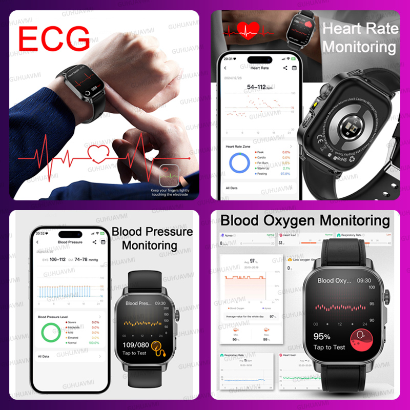 นาฬิกาสมาร์ทวอทช์ตรวจสุขภาพสำห - Smartwatch Health Watches บทวิจารณ์และราคา