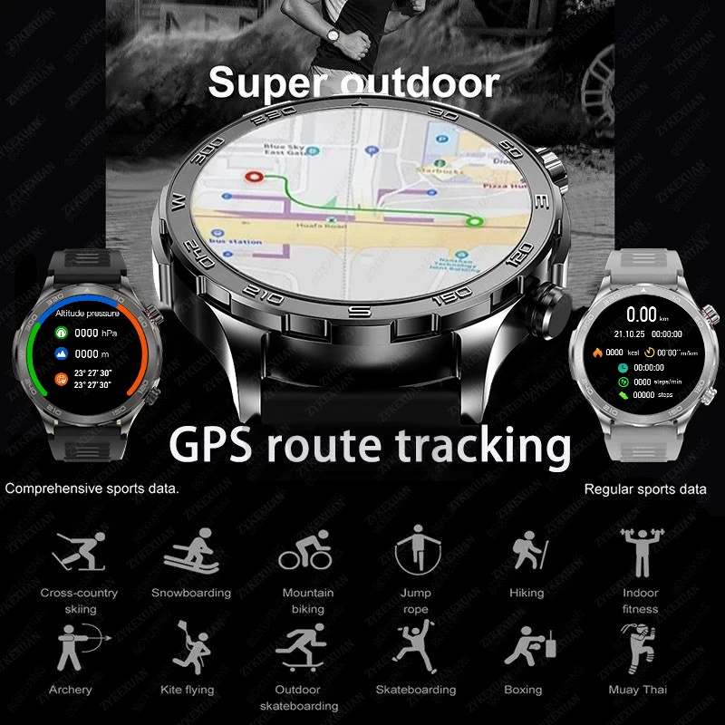 ใหม่ GPS ติดตามสมาร์ทวอทช์ผู้ช - Smartwatch Watches With Bluetooth บทวิจารณ์และราคา
