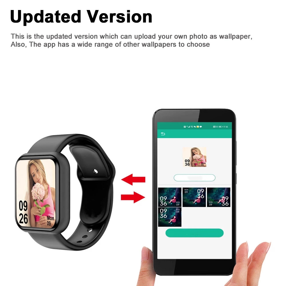 สมาร์ทวอท์ชสําหรับผู้ชายผู้หญิ - Smartwatch Watches For Men Digital บทวิจารณ์และราคา
