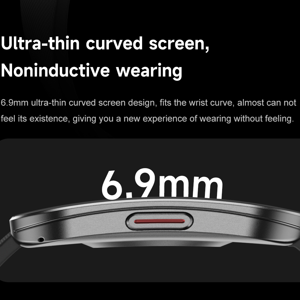 AMOLED Ultra-บางโค้งกันน้ําSma - Smartwatch Health Watches บทวิจารณ์และราคา