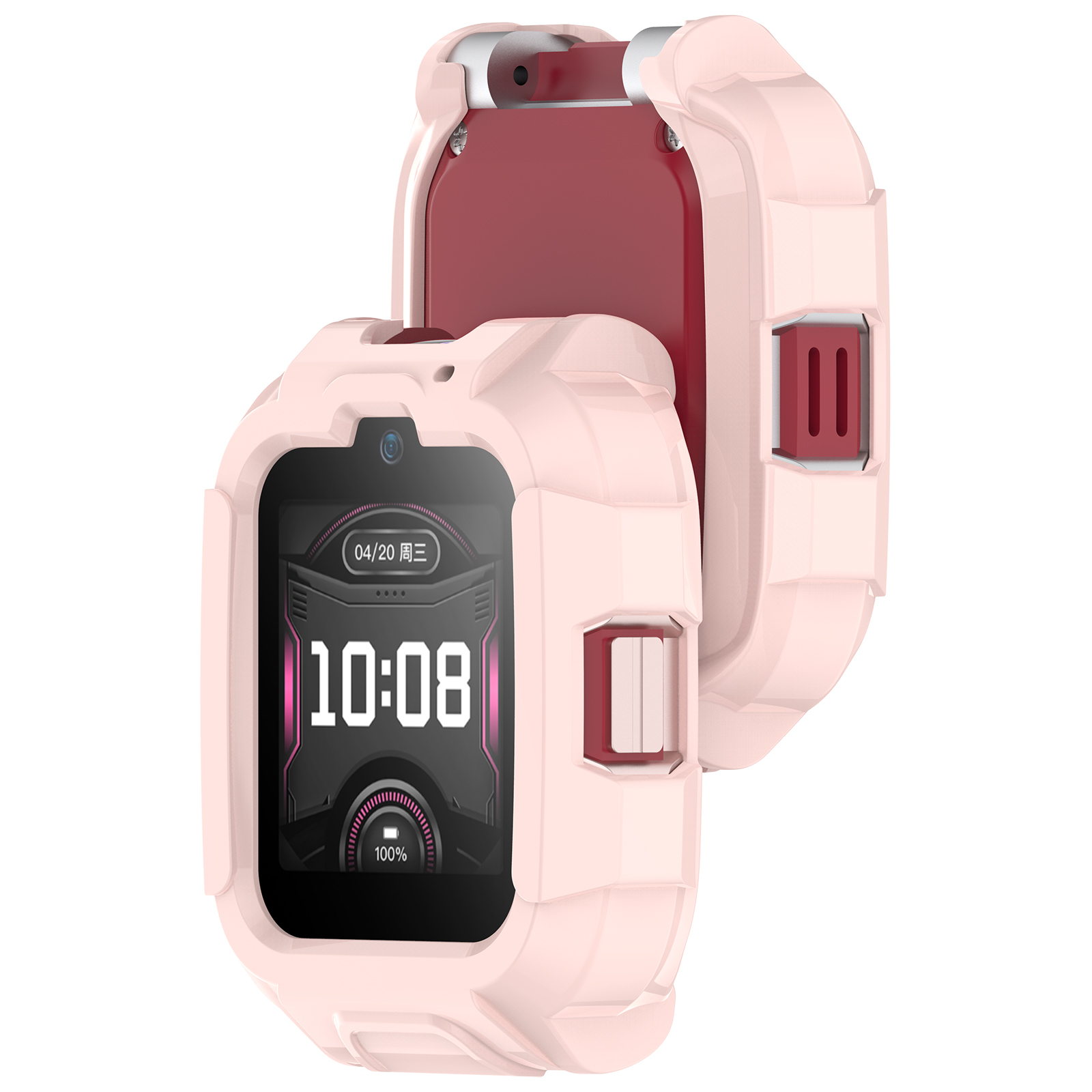 เคสป้องกันนาฬิกาอัจฉริยะสำหรับ - Smartwatch Pink Watches For Kids บทวิจารณ์และราคา