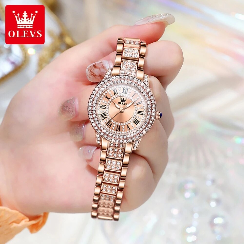 OLEVS 9943นาฬิกาควอทซ์เพชรออริ - Minimalist Thin Watch บทวิจารณ์และราคา