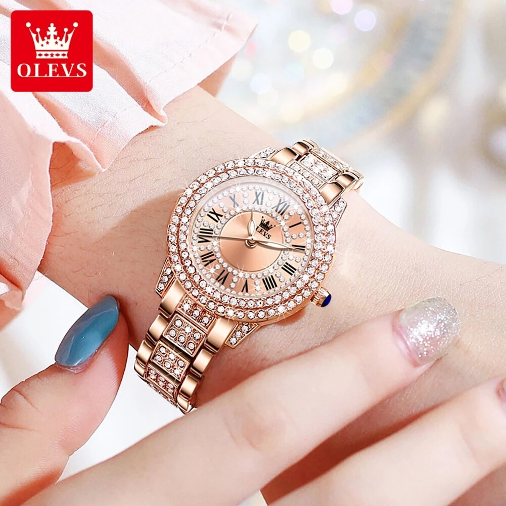 OLEVS 9943นาฬิกาควอทซ์เพชรออริ - Minimalist Thin Watch บทวิจารณ์และราคา