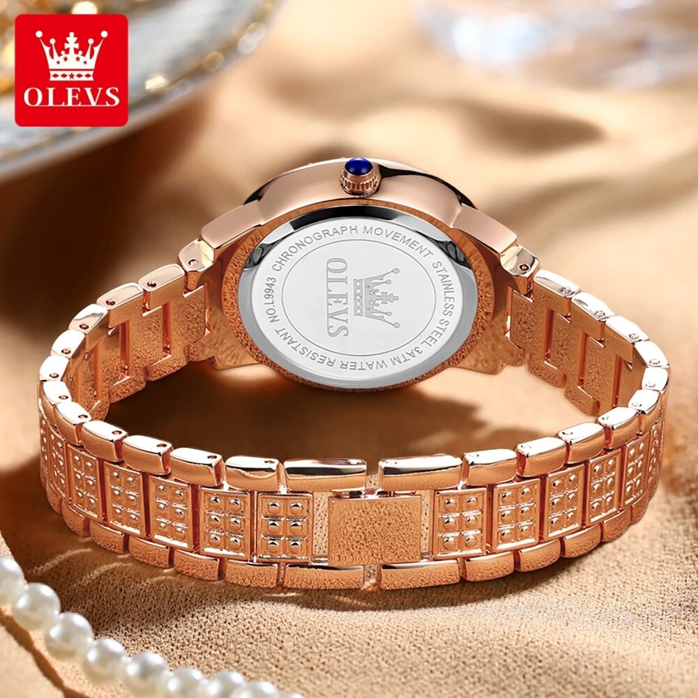 OLEVS 9943นาฬิกาควอทซ์เพชรออริ - Minimalist Thin Watch บทวิจารณ์และราคา