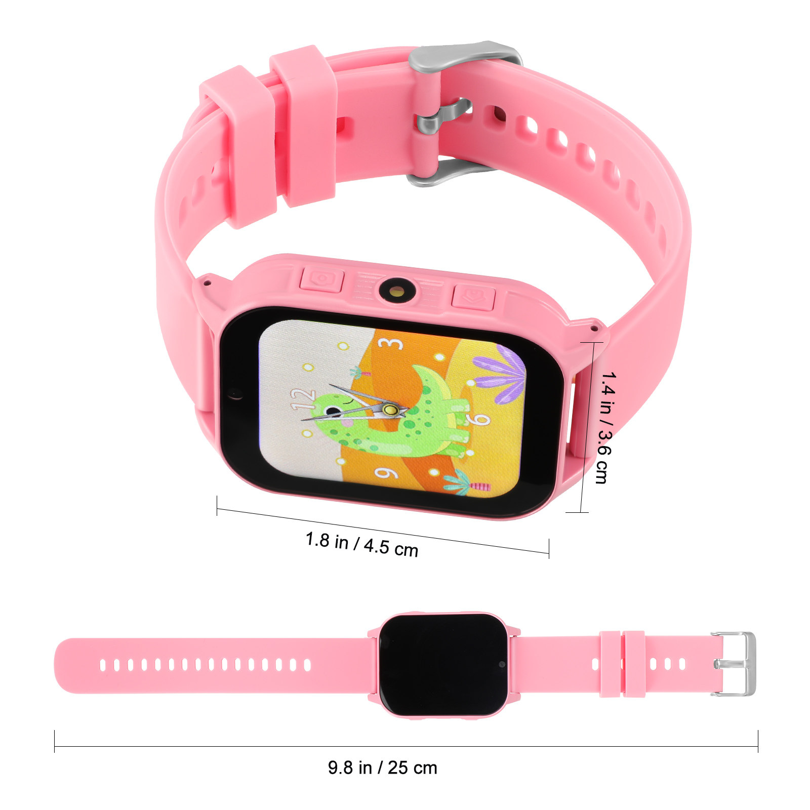 นาฬิกาอัจฉริยะสำหรับเด็กพร้อมเ - Smartwatch Pink Watches For Kids บทวิจารณ์และราคา