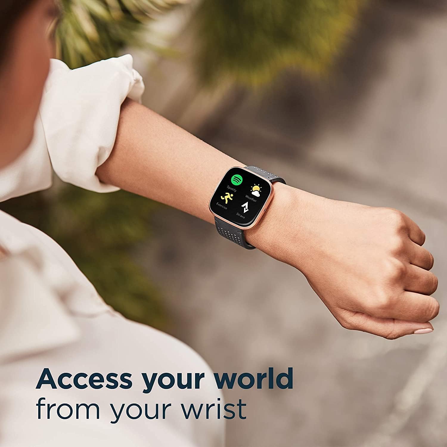 Fitbit Versa 2 สมาร์ทวอทช์สุขภ - Smartwatch Health Watches บทวิจารณ์และราคา