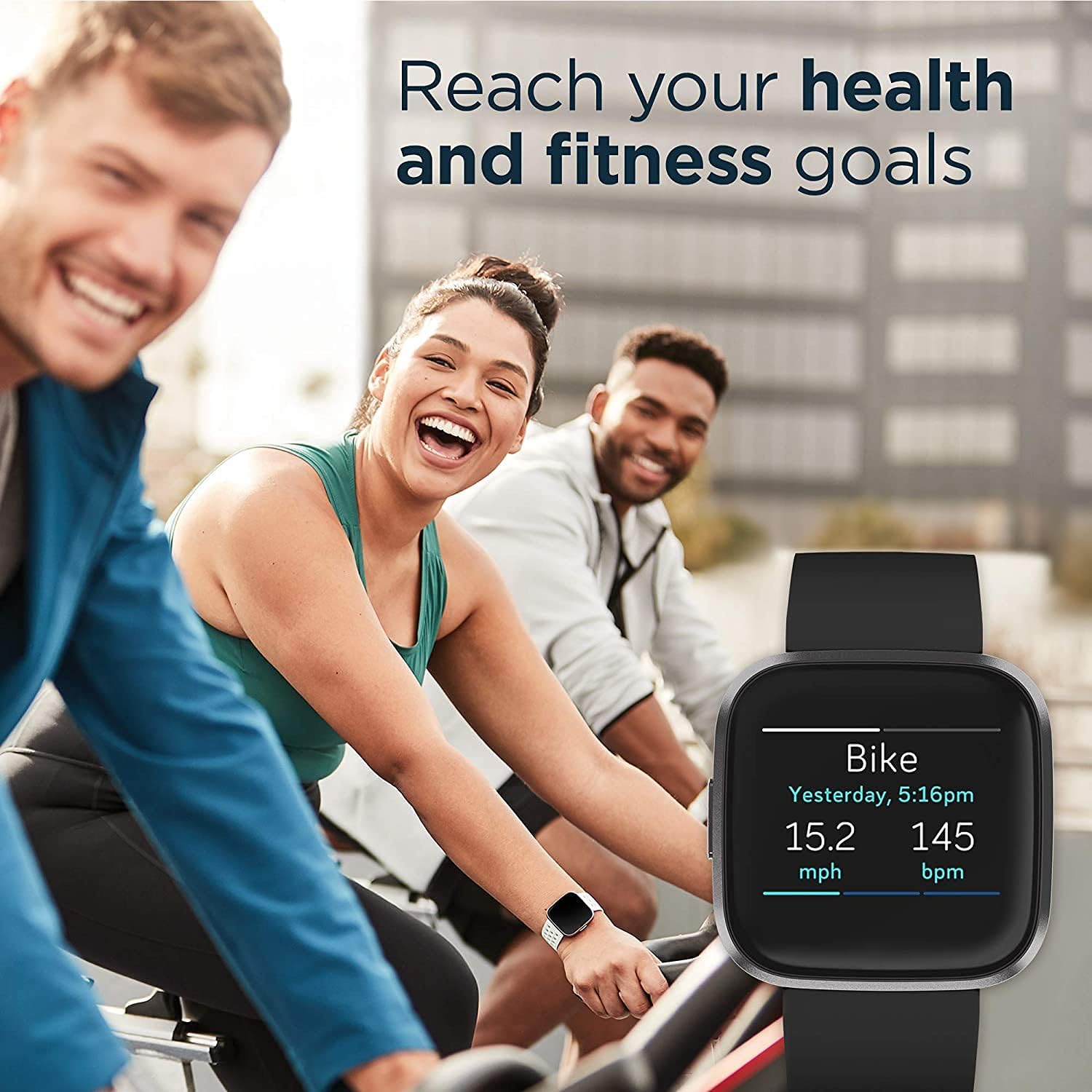 Fitbit Versa 2 สมาร์ทวอทช์สุขภ - Smartwatch Health Watches บทวิจารณ์และราคา