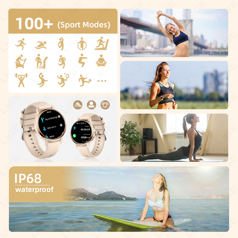 2026 LIGE ผู้หญิงนาฬิกาสมาร์ทห - Smartwatch Luxury Watches For Women บทวิจารณ์และราคา