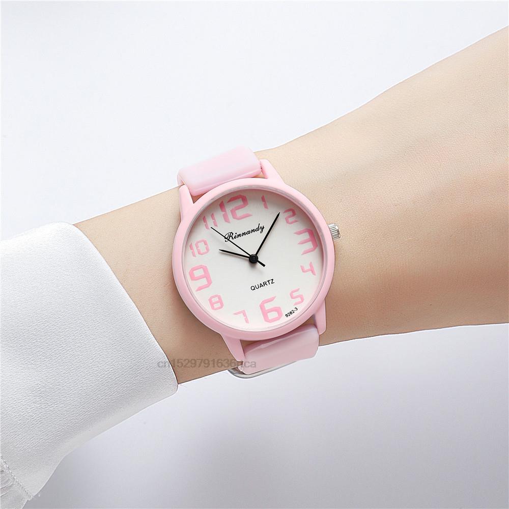 ผู้หญิงแฟชั่นนาฬิกาซิลิโคนชุด  - Minimalist Thin Watch บทวิจารณ์และราคา