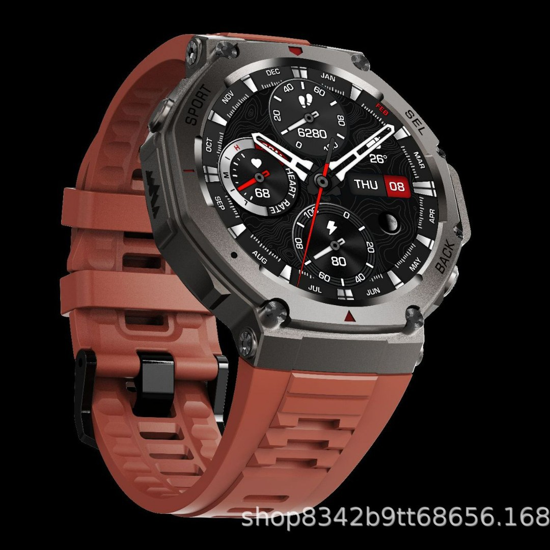 สมาร์ทวอทช์ DM58, หน้าจอ AMOLE - Smartwatch Watches With Bluetooth บทวิจารณ์และราคา