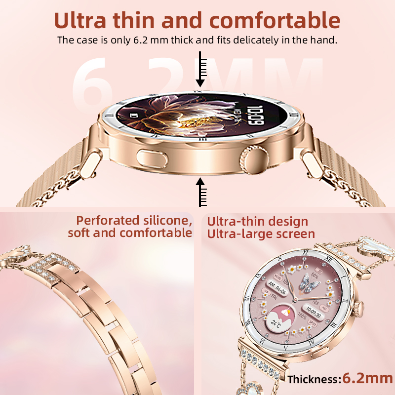 นาฬิกาอัจฉริยะ LIGE รองรับการโ - Smartwatch Luxury Watches For Women บทวิจารณ์และราคา