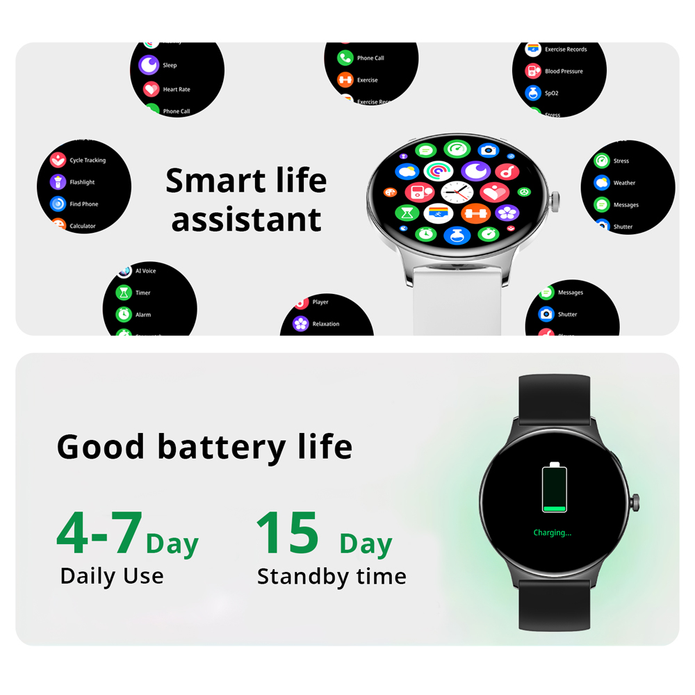 COLMI V89 ผู้หญิงSmartwatch 1. - Watches Ladies Smartwatch บทวิจารณ์และราคา