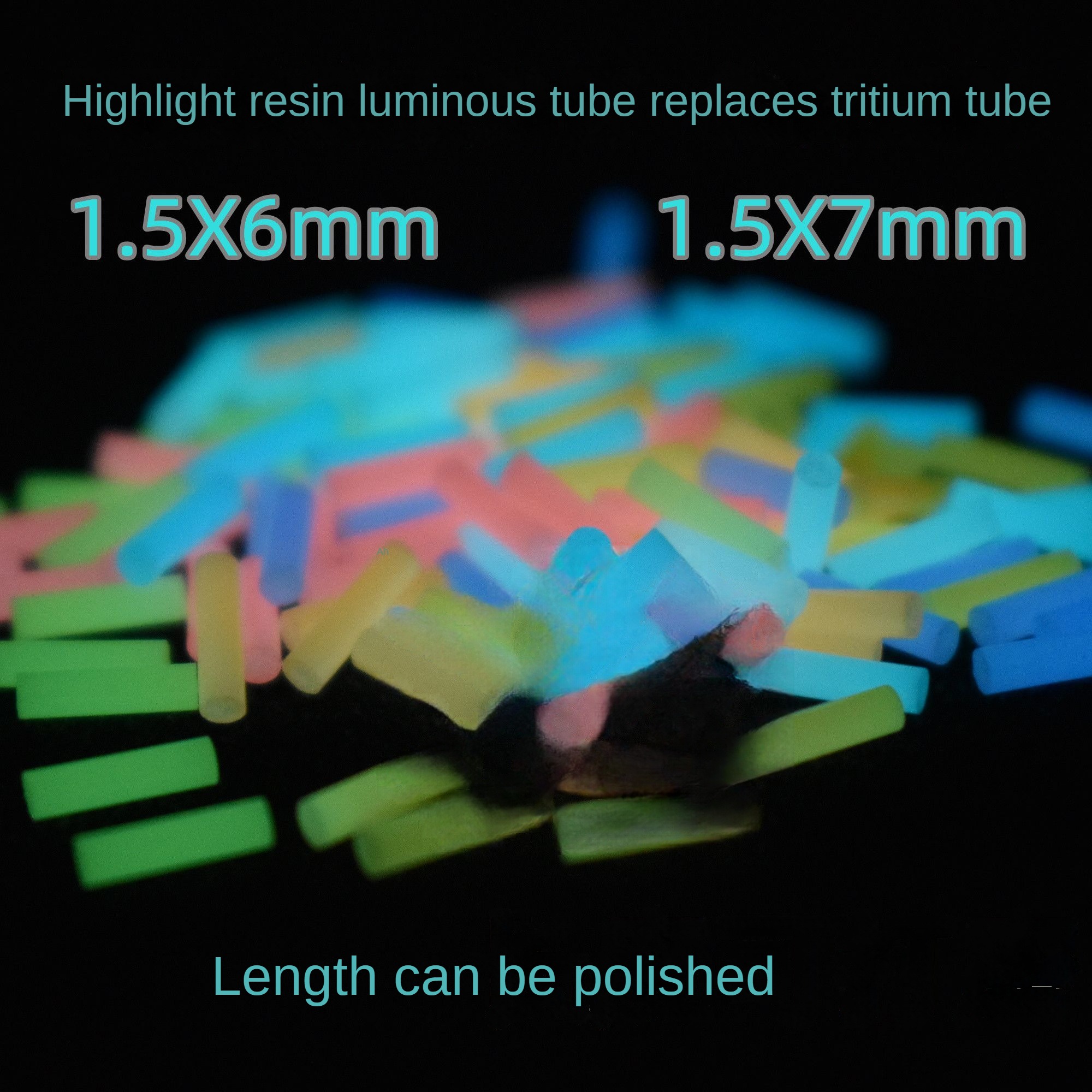 ไม่ใช่ไทรเทียม1.5 × 6มม. 1.5x7 - Tritium Gas Tube บทวิจารณ์และราคา