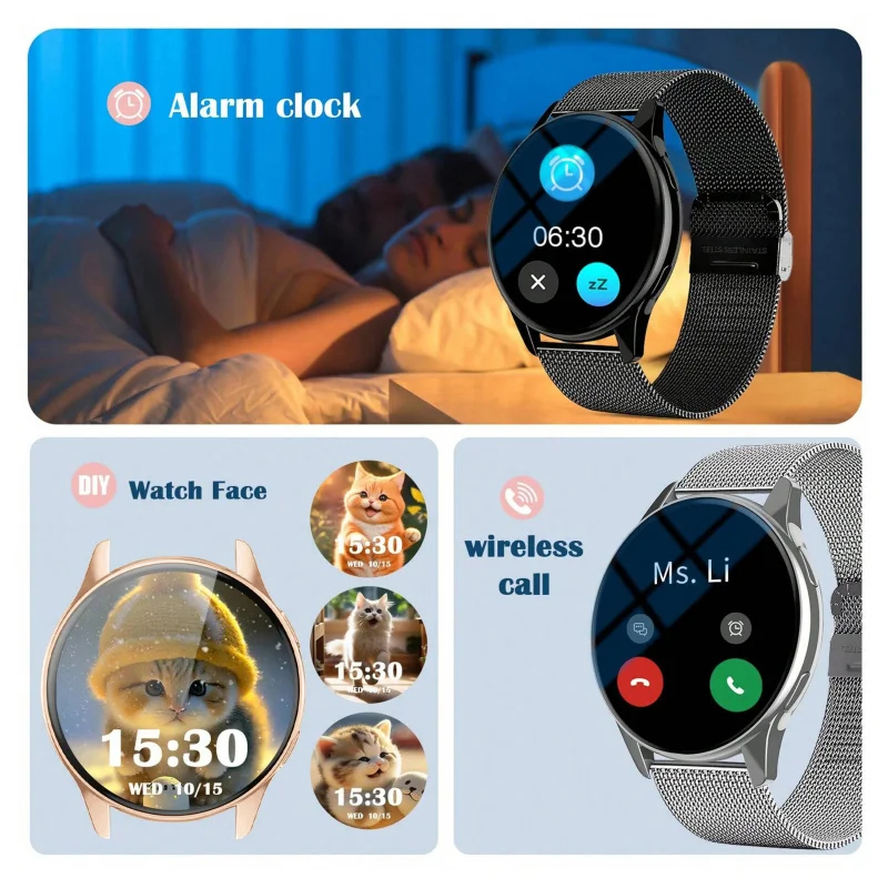 สมาร์ทวอทช์อเนกประสงค์ โทรไร้ส - Smartwatch Watches With Bluetooth บทวิจารณ์และราคา