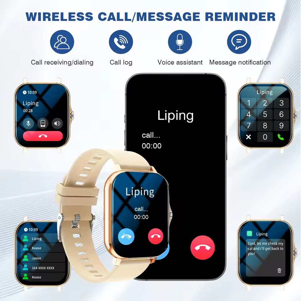 2026 ใหม่บลูทูธสมาร์ทวอทช์ข้อม - Smartwatch Health Watches บทวิจารณ์และราคา