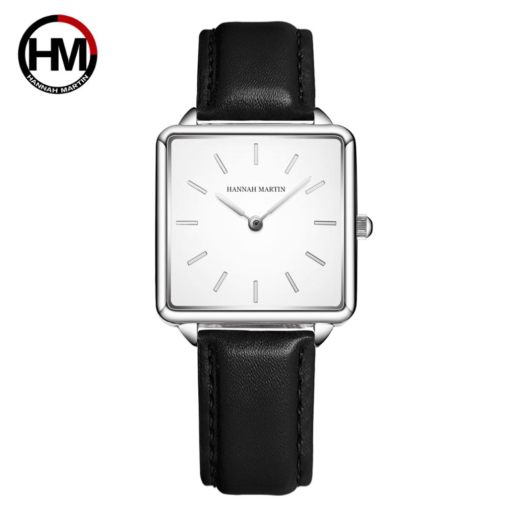 สายหนังแท้Japan Quartz Movemen - Minimalist Thin Watch บทวิจารณ์และราคา