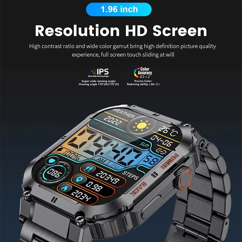 Lige สมาร์ทวอทช์ออกกำลังกายกลา - Smartwatch Watches With Bluetooth บทวิจารณ์และราคา