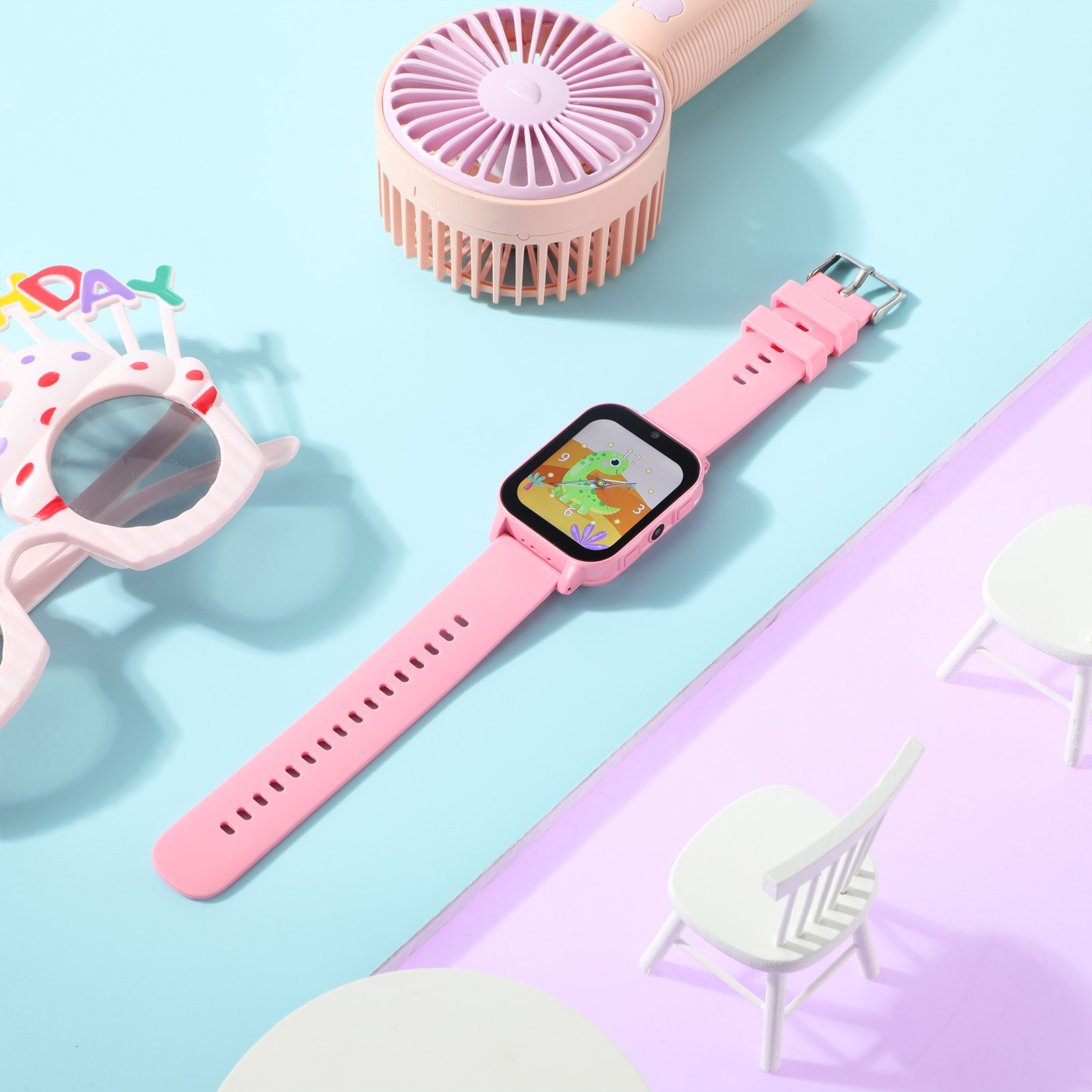 นาฬิกาเด็กพร้อมเกมส์เพื่อการศึ - Smartwatch Pink Watches For Kids บทวิจารณ์และราคา