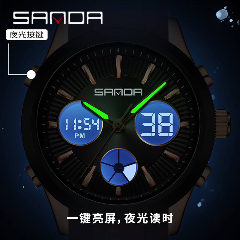 นาฬิกาอิเล็กทรอนิกส์ SANDA แบบ - Watches Ladies Smartwatch บทวิจารณ์และราคา