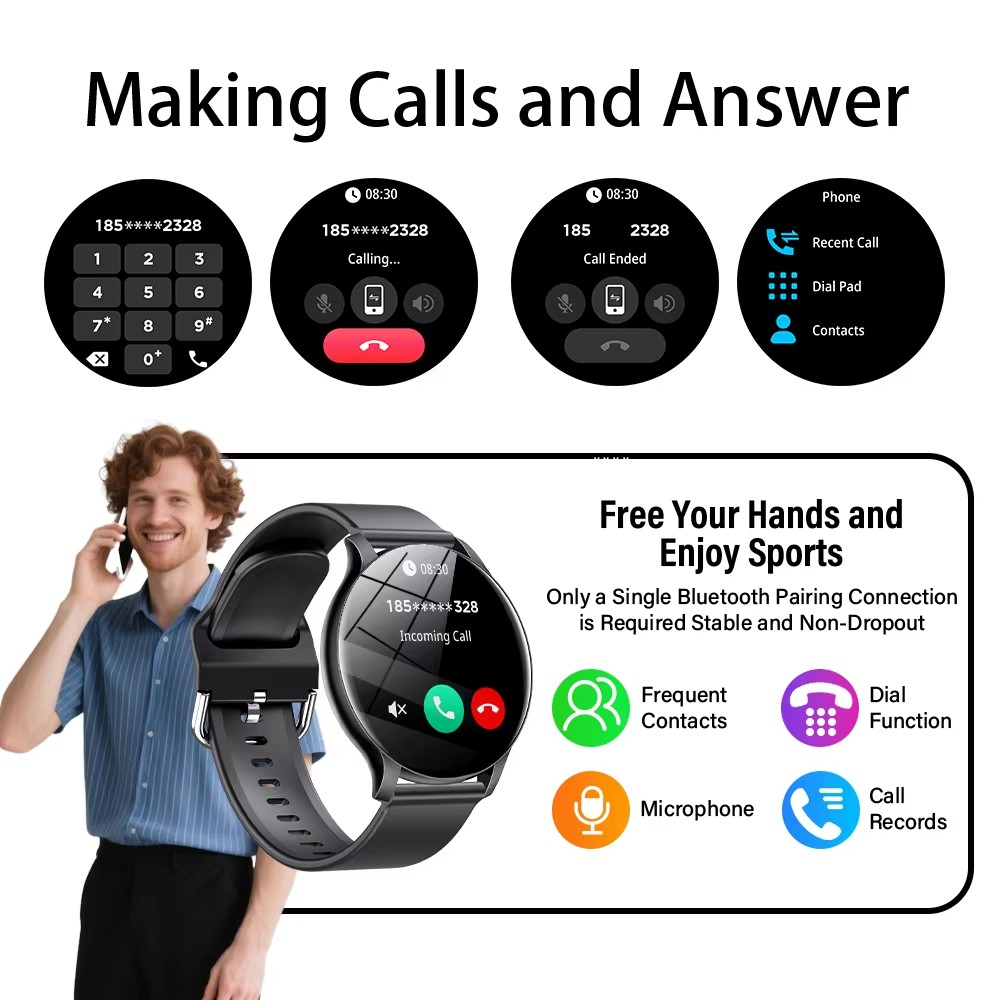 2025 ใหม่สมาร์ทวอทช์วัดอัตรากา - Watches Ladies Smartwatch บทวิจารณ์และราคา