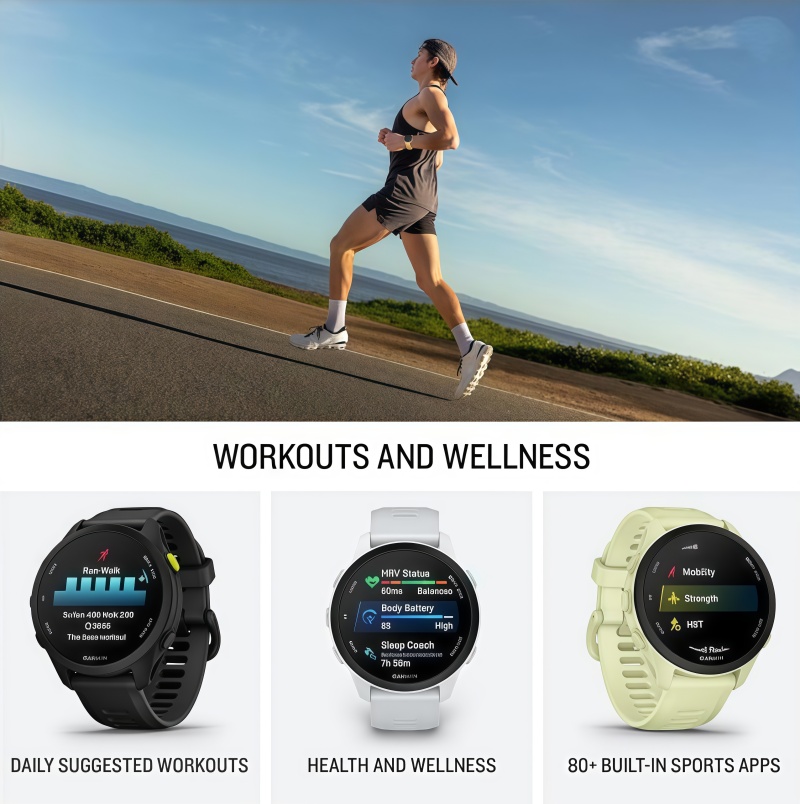 Garmin Forerunner 70 นาฬิกาสมา - Timex Watches Smartwatch บทวิจารณ์และราคา