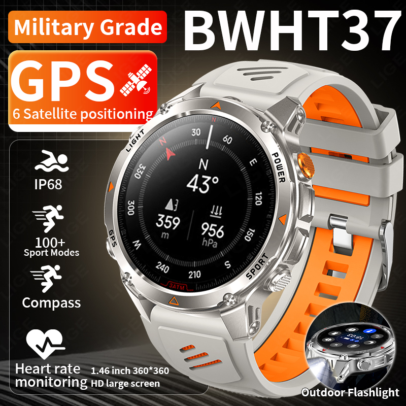 นาฬิกาสมาร์ทวอทช์ LIGE รุ่นทนท - Smartwatch Watches With Bluetooth บทวิจารณ์และราคา