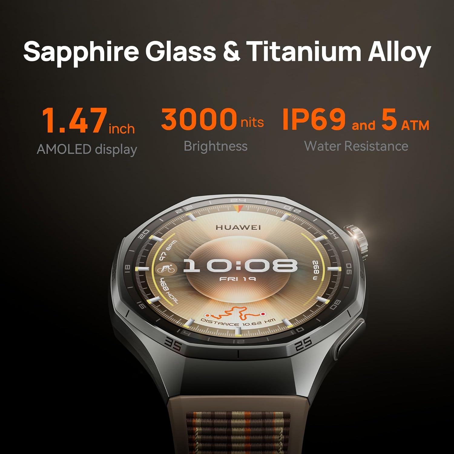 HUAWEI WATCH GT 6 Pro GPS สมาร - Smartwatch Watches For Men Digital บทวิจารณ์และราคา