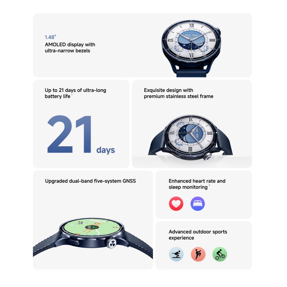 Xiaomi Watch S5 รุ่น Global ระ - Timex Watches Smartwatch บทวิจารณ์และราคา