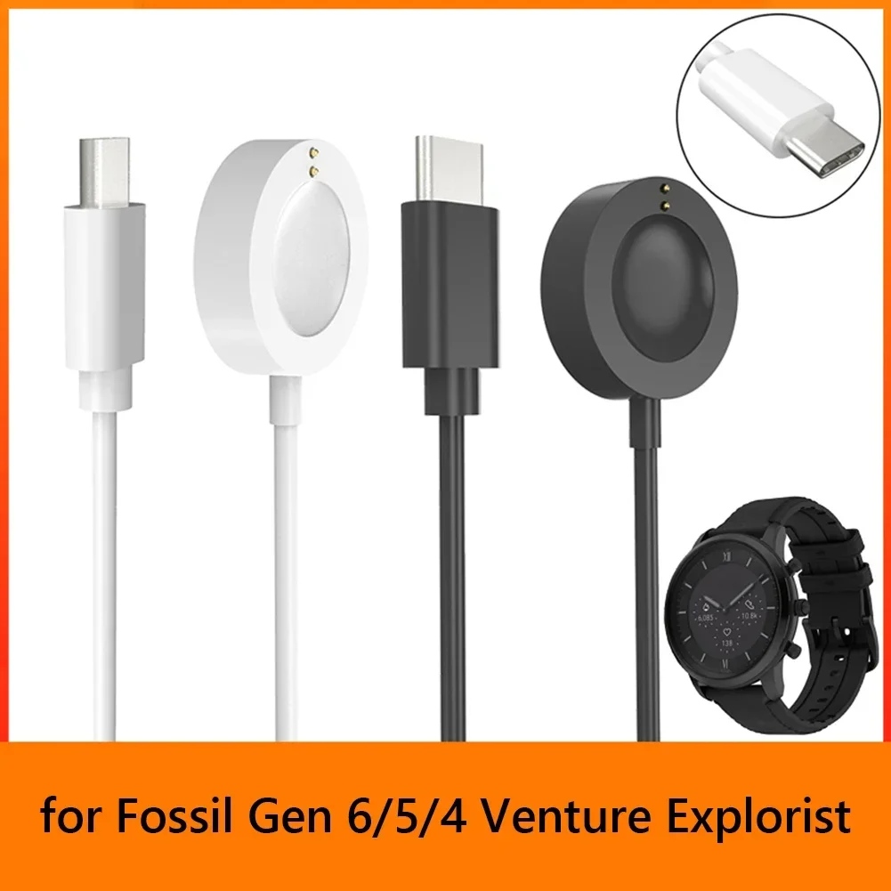 1M USB Type-C แท่นชาร์จแม่เหล็ - Fossil Watches Smartwatch Gen 5 บทวิจารณ์และราคา