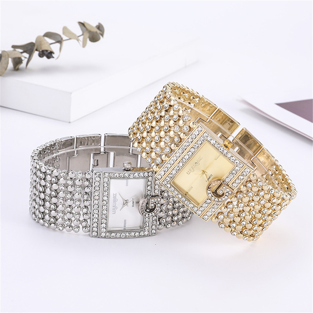 นาฬิกาแฟชั่นสำหรับผู้หญิงสีทอง - Minimalist Thin Watch บทวิจารณ์และราคา