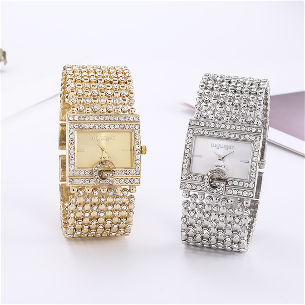 นาฬิกาแฟชั่นสำหรับผู้หญิงสีทอง - Minimalist Thin Watch บทวิจารณ์และราคา