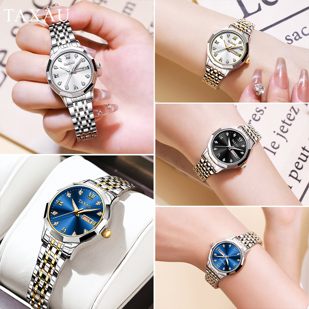 OLEVS แฟชั่นนาฬิกาสีทองสําหรับ - Minimalist Thin Watch บทวิจารณ์และราคา
