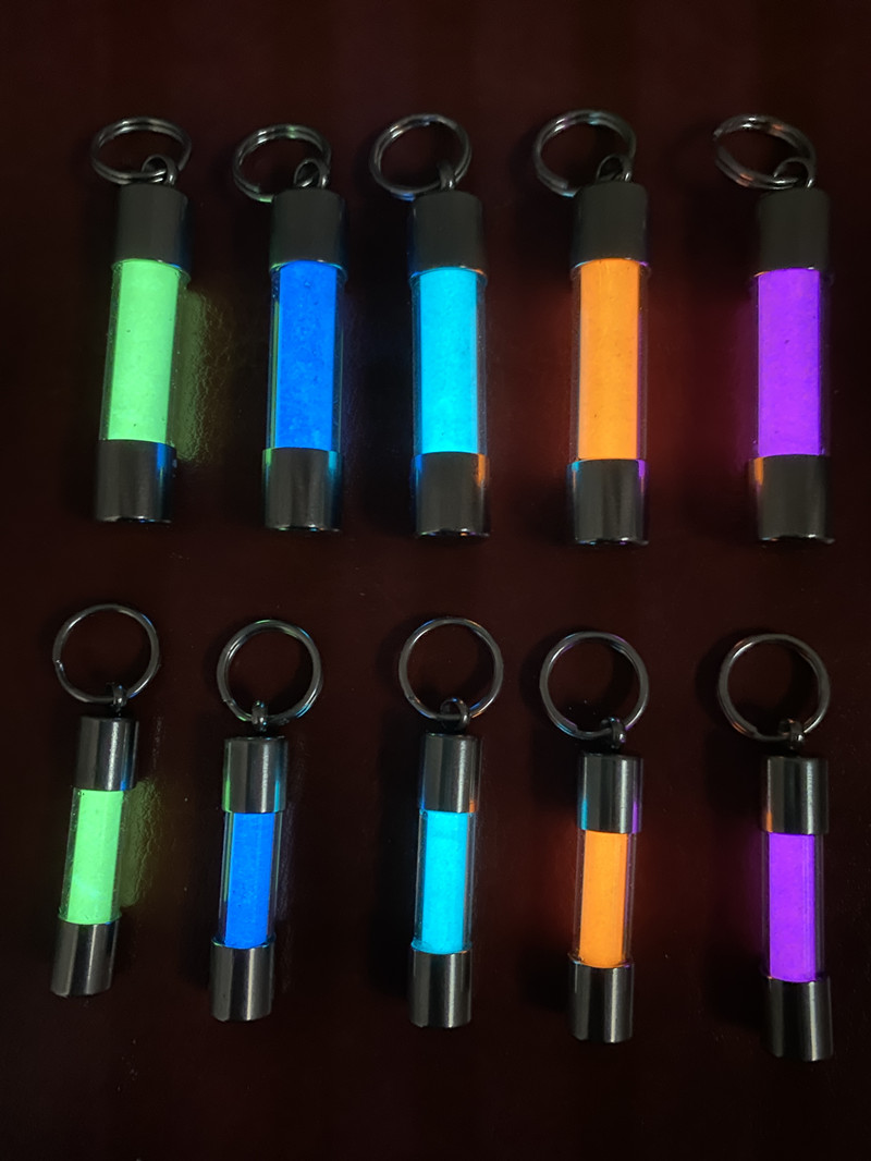 จี้แก้วเรืองแสงสำหรับห้อยกระเป - Tritium Gas Tube บทวิจารณ์และราคา
