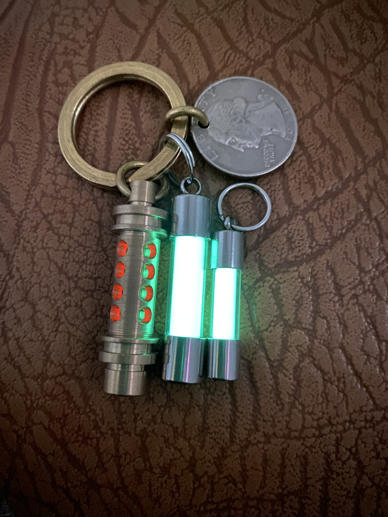 จี้แก้วเรืองแสงสำหรับห้อยกระเป - Tritium Gas Tube บทวิจารณ์และราคา