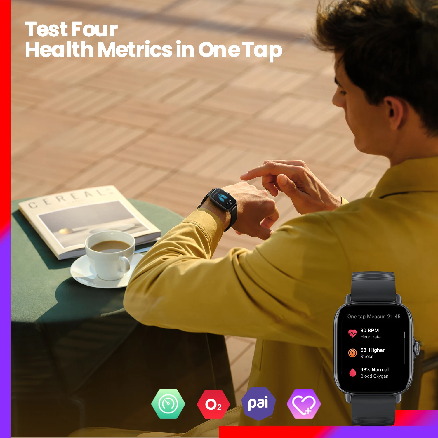 สมาร์ทวอทช์ Amazfit GTS 3 กันน - Smartwatch Refurbished Watches บทวิจารณ์และราคา