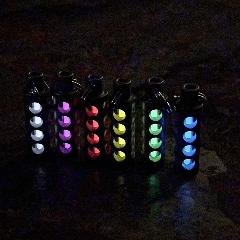 พวงกุญแจไทเทเนียมอัลลอย TC4 1  - Tritium Gas Tube บทวิจารณ์และราคา