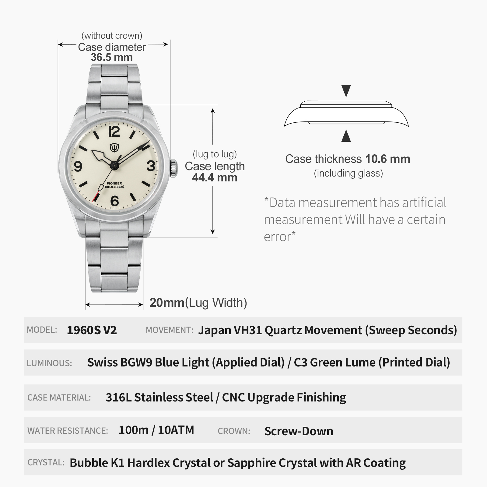 Watchdives WD1960S V2 วินเทจคร - Watches Ladies Smartwatch บทวิจารณ์และราคา