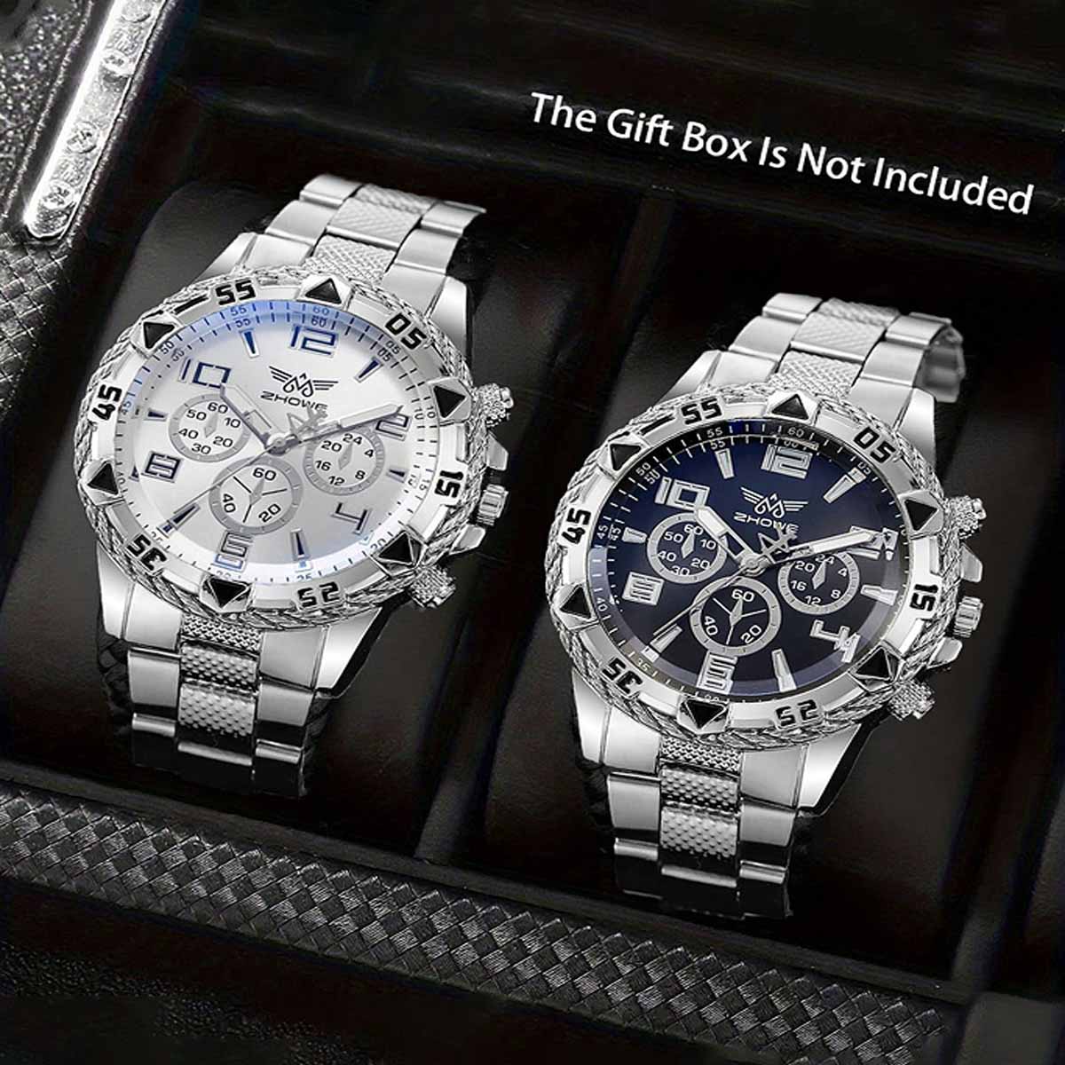 2 ชิ้น/เซ็ตนาฬิกาธุรกิจสำหรับผ - Smartwatch Watches For Men Digital บทวิจารณ์และราคา