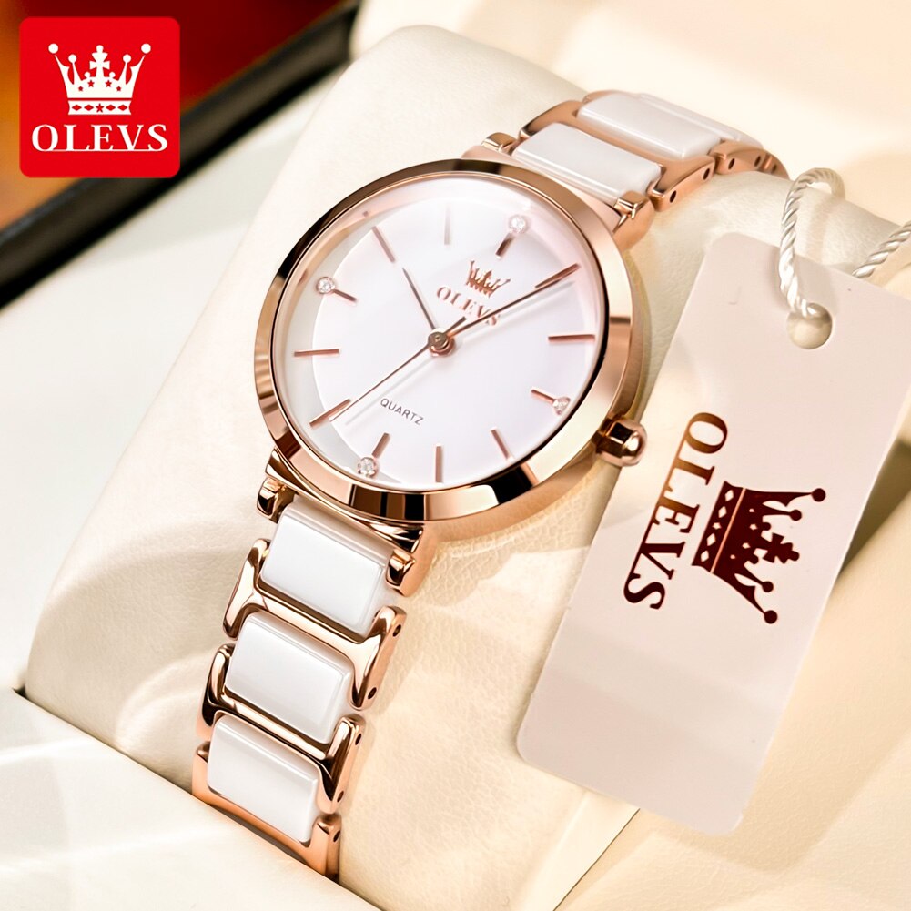 OLEVS นาฬิกาผู้หญิงแฟชั่น relo - Minimalist Thin Watch บทวิจารณ์และราคา