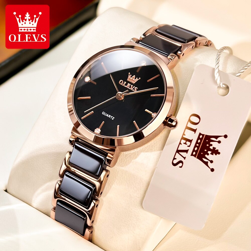 OLEVS นาฬิกาผู้หญิงแฟชั่น relo - Minimalist Thin Watch บทวิจารณ์และราคา