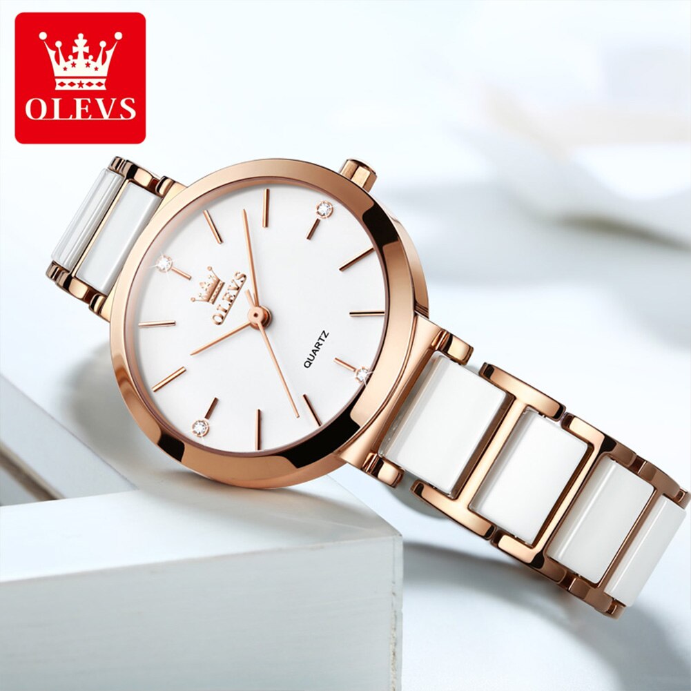 OLEVS นาฬิกาผู้หญิงแฟชั่น relo - Minimalist Thin Watch บทวิจารณ์และราคา