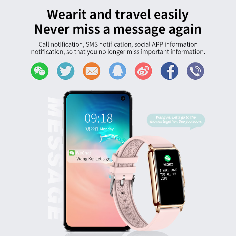 นาฬิกาอัจฉริยะ LIGE พร้อมฟังก์ - Watches Ladies Smartwatch บทวิจารณ์และราคา