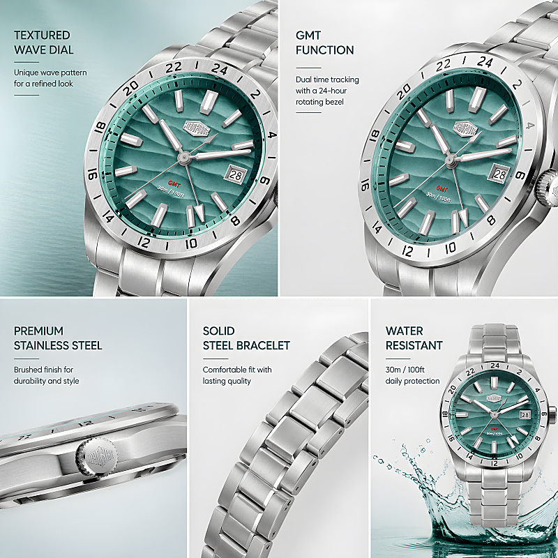 HEROFORCE ใหม่นาฬิกาควอทซ์เรือ - Timex Watches Smartwatch บทวิจารณ์และราคา